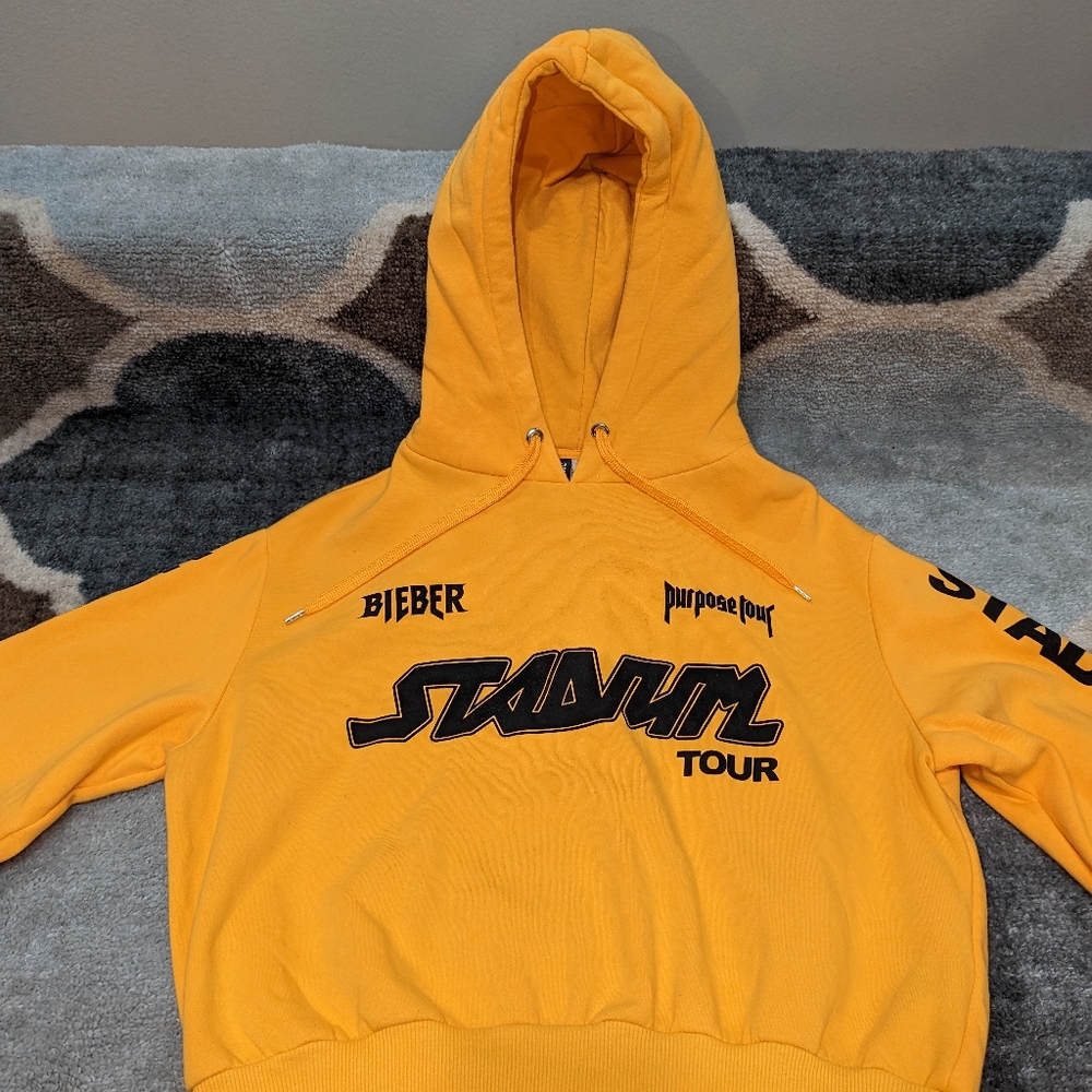 Justin Bieber Stadium Tour Hoodie  Women's SZ Large